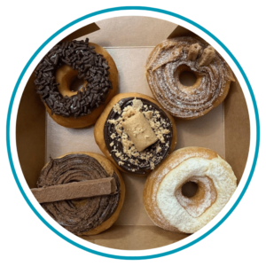 caixa de donuts