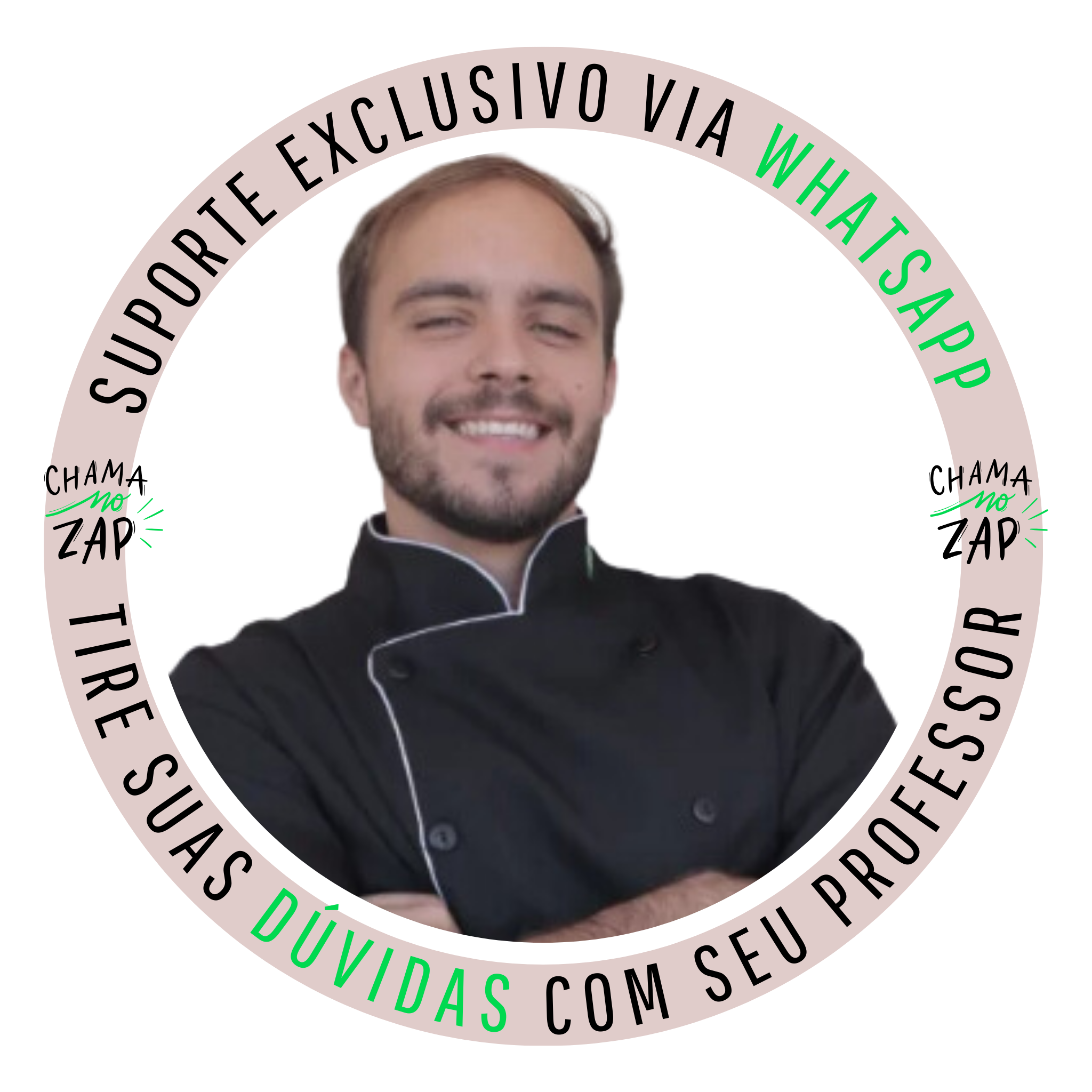 suporte exclusivo via whatsapp para alunos do curso Mestre Donuteiro